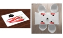 Ambesonne Food Place Mats, Set of 4
